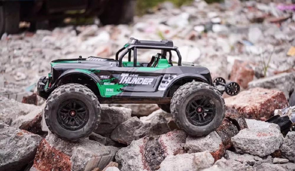 Heliway-1213-High-Sped-RC-Car-Green-Overview